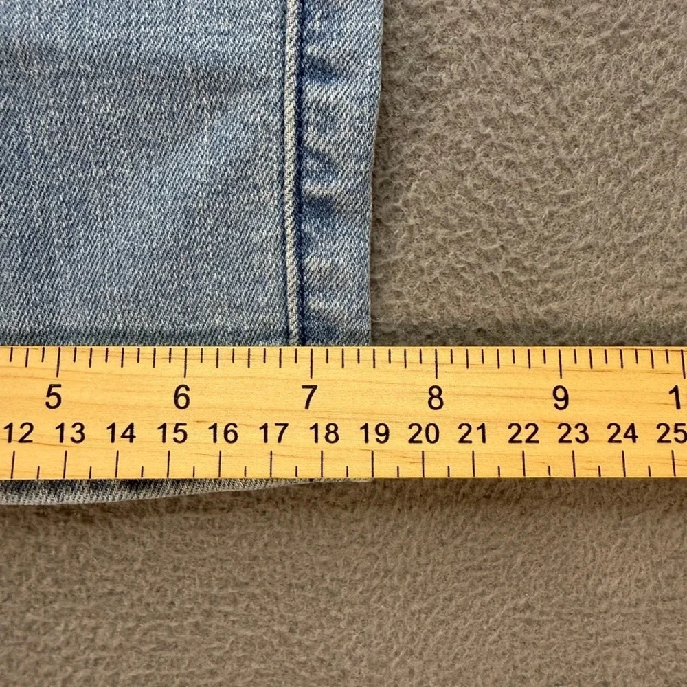 Hollister Athletic Slim Straight Jeans Mens 32x34 (FIT 32x32) Light Wash Denim